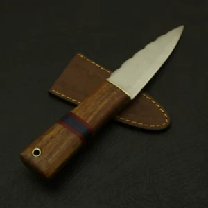 8 inches Celtic Scottish Dirk SGIAN DUBH DAGGER Bone Handle Knife Scotland - Picture 1 of 5