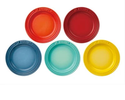 Le Creuset Mini Piatto Rotondo Piccolo Piatto Arcobaleno 12cm Set 5 Pezzi - Immagine 1 di 3