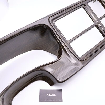 GMC Sierra Chevrolet Silverado Tahoe 1999-2007 bisel de tablero madera oscura 2 din Foto 1 de 3