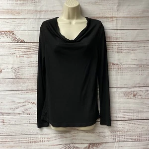 Loft leichter Pullover drapierter Ausschnitt schwarz Gr. Small WS-12 - Bild 1 von 6
