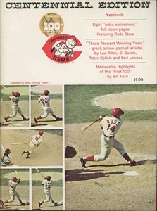 1969 Cincinatti Reds Centennial Edition Yearbook - Picture 1 of 2