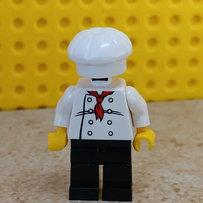 LEGO Chef Costume ADD A HEAD Suit Hat Cook Baker Bakery Worker 5 Star Culinary - Image 1 of 2