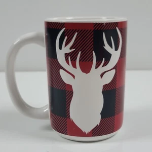 Tazza Maud Borup ~ Cervo rosso e nero a quadri - Foto 1 di 12