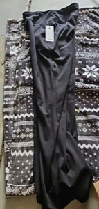 APANA Negro Cintura Extendida Tobillo Recortado Yoga Leggings Mujer M Nuevo con Etiquetas - Imagen 1 de 2