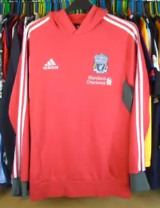 LIVERPOOL 2011 ADIDAS CALCIO FELPA CON CAPPUCCIO MAGLIONE TOP MEDIUM - Foto 1 di 7
