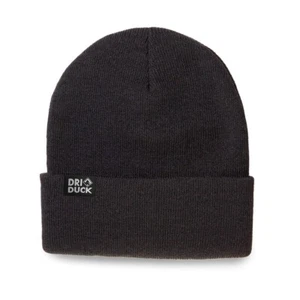 Dri Duck Unisex Coleman Cuffed Beanie Mütze Acryl warm Winter schwarz 3523, Neu mit Etikett - Bild 1 von 1