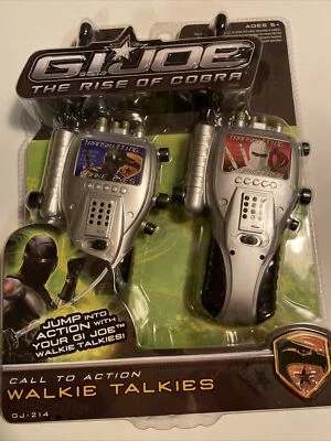 New - G.I Joe The Rise of Cobra Call to Action Walkie Talkies - Image 1 of 4