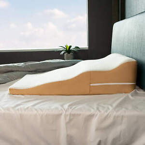 Avana Contoured Bed Wedge Support Pillow with Cooling Gel-Infused Memory Foam