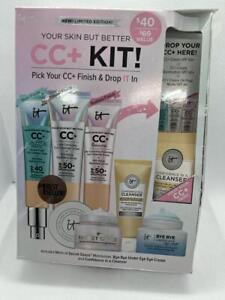 IT Cosmetics Your Skin But Better CC+ KIT PICK YOUR CC FINISH DROP IT IN NIB