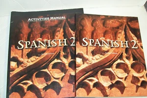 2 PC. STUDENT SET COMPLETE BJU SPANISH 2- CHRISTIAN SCHOOLS-2ND ED.-see details - Picture 1 of 3