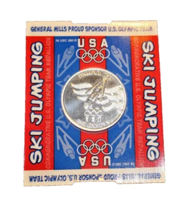 VTG SEALED 1998 GENERAL MILLS PROUD SPONSOR U.S. OLYMPIC TEAM MEDALLION COIN - Picture 1 of 5