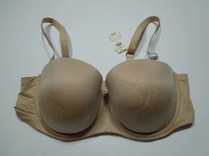 NEW AMERICAN EAGLE AERIE SUNNIE STRAPLESS BRA, BEIGE NUDE, 40 C - Picture 1 of 5