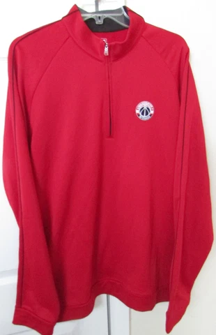 NBA Washington Wizards Red Half Zip Pullover Sweater by Adidas 2XL Cover