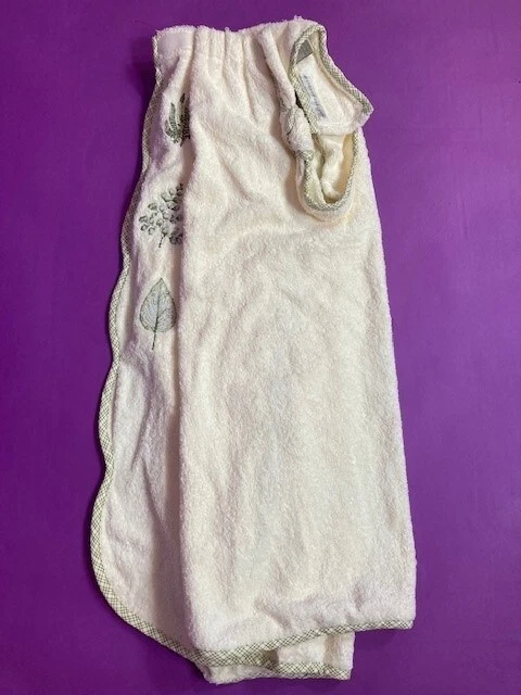 Toalla de baño Crabtree & Evelyn envoltura algodón spa rizo encubrimiento tamaño M-L y diadema Foto 1 de 4