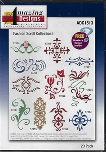Amazing Designs - Fashion Scroll Collection I (CD-ROM, 2006) Nuevo - Imagen 1 de 2