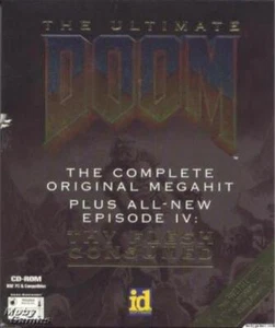 The Ultimate Doom 1 PC CD original action monster gun shooter game + extra flesh - Picture 1 of 1