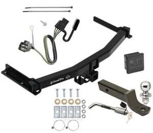 Trailer Tow Hitch For 20-25 Cadillac XT6 Deluxe Package Wiring 2" Ball and Lock - Picture 1 of 12
