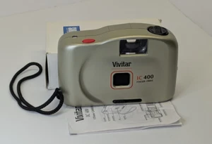 Macchina fotografica vintage US News Vivitar IC 400 35mm messa a fuoco gratuita testata funzionante - Foto 1 di 9