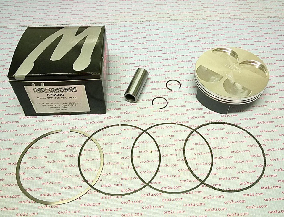 KIT PISTÓN 09-12 CRF450R 96 HC, WOSSNER 8768DA HONDA FORJADO, 13110-MEN-A30 Foto 1 de 1