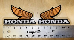 Honda Wing Logo 5 1/2in Window Sticker Decal 21mil weather proof laminated Gloss - Picture 1 of 4