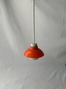 LITTLE TIKES VINTAGE BLUE ROOF DOLLHOUSE REPLACEMENT ORANGE HANGING LIGHT - Picture 1 of 3