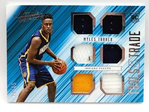 Camiseta deportiva Myles Turner Pacers 2015 16 RC Absolute Tools of the Trade 6 usada - Imagen 1 de 2