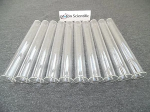 Glass Test Tubes 10 x Kimble Brand 16mm x 125mm With Rims ( Pack of Ten ) - Picture 1 of 1