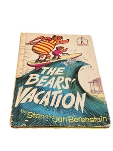 1968 The Bears' Vacation, Berenstains, Beginner Books, HC - Picture 1 of 15