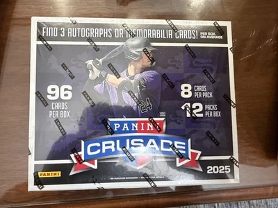 2025 Panini Boys of Crusade MLB Factory Sealed Premium Hobby Box 3 Hits!! - Image 1 of 4