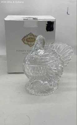 Godinger 香农 24% 铅水晶火鸡盖盘 — 第 1/4 张图片