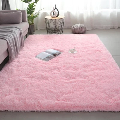 Shag Area Rugs for Bedroom Living Room,5X8 Ultra Soft Fluffy Area Rugs for Do... - Image 1 of 4