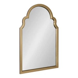 Kate and Laurel Hogan moderner gewölbter Wandspiegel 24 x 36 Gold Glam Marokkanische Mi... - Bild 1 von 8