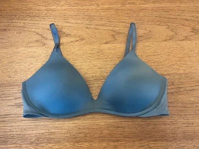 Victoria's Secret French Sage Shine 32DDD Sexy Tee Wireless Push Up Bra VS!!! - Image 1 of 2