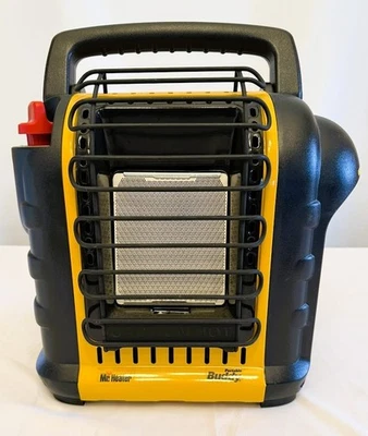 Yellow Mr. Heater Calentador Portátil Buddy 9.000 BTU Propano Radiante Calentador de Espacio Foto 1 de 4