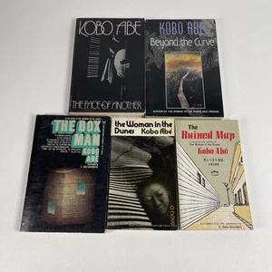 Vintage Kobo Abe BOOK LOT Woman Dunes Box Man Ruined Map Face Another Curve PB - Imagen 1 de 24