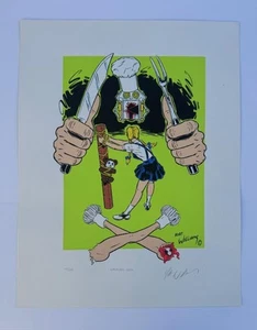 ROBERT WILLIAMS CANNIBAL COOK SIGNED NUMBERED LIMITED EDITION LOWBROW ART PRINT - Picture 1 of 2