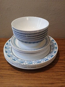 Juego de vajilla Corelle Everyday Expressions 19 piezas azul - Imagen 1 de 4