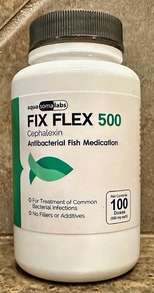 For Fish | Fish Flex Fish Aquarium Water Treatment 500mg x 100 Pills - Image 1 of 1