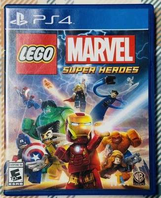LEGO Marvel Super Heroes - PlayStation 4 probado/funciona con estuche envío rápido Foto 1 de 4