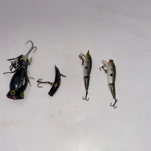4 Vintage Angelköder Crank Bait - Bild 1 von 4