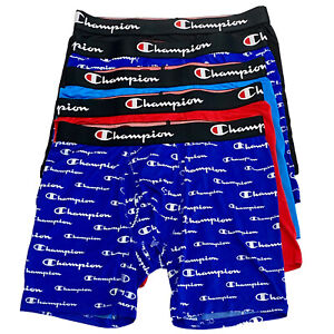 5 Pairs Champion Men’s Size Large All Day Comfort Stretch Boxer Briefs