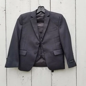 Tazio 2 pc Jacket Blazer and Vest CHARCOAL GRAY Boys Size 7 NEW - Picture 1 of 8