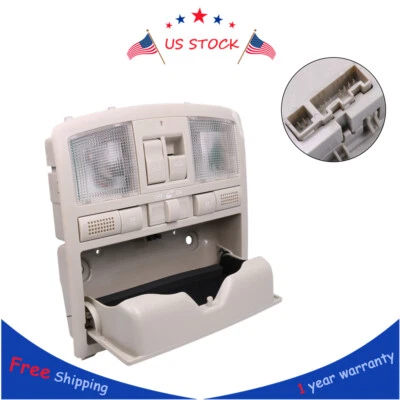 New For 2009 2010 2011 Mazda 6 Overhead Console Map Reading Lamp Light Beige - Image 1 of 4