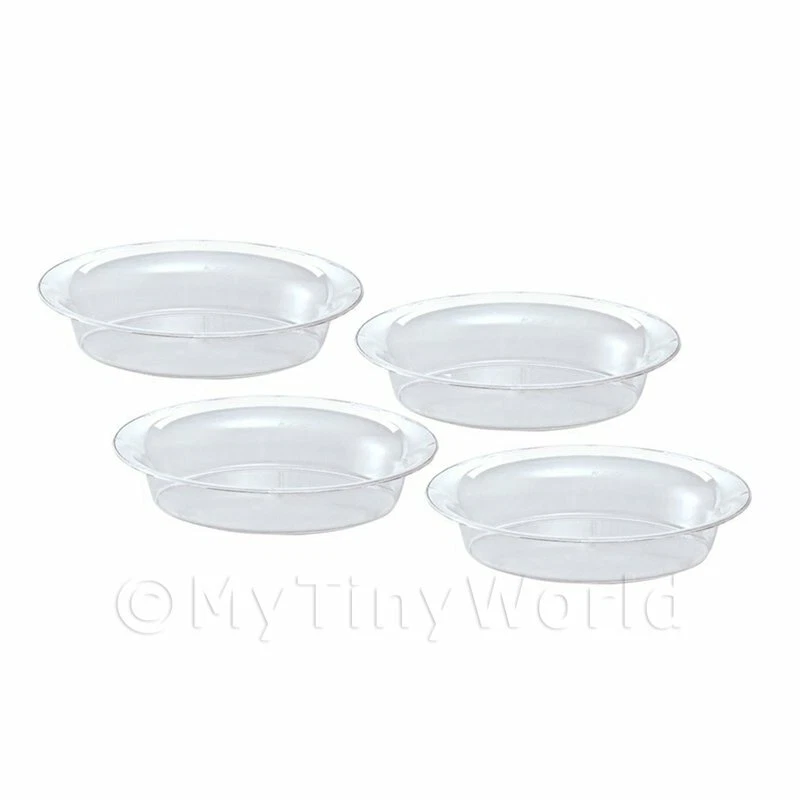 Dolls House Miniature Set of 4 Plastic Bowls / Picnic bowls - Image 1 of 1