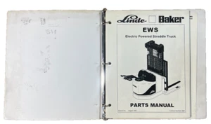 Linde Forklift EWS Electric Powered Straddle Truck Factory Shop Manual SKUY - Picture 1 of 1
