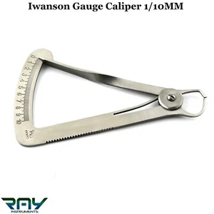 Orthodontics Dental Iwanson Gauge Crown Spring Caliper Measuring Instruments  - Picture 1 of 3