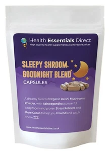 Resihi, Ashwagandha, Cacao Mood Sleeping Capsules Pills For Stress and Insomnia - Picture 1 of 7