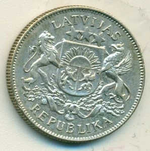 Letonia, 1925, 2 lados, XF - Imagen 1 de 2
