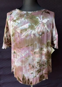 Cyndi Buck Design Sheer Flowy Blouse Size L/XL $75.00 - Imagen 1 de 11