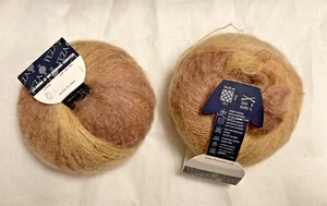 2 units Feza kid Mohair yarn bronzes - Picture 1 of 4